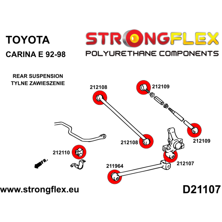 216303B: Kompletny zestaw zawieszenia Strongflex