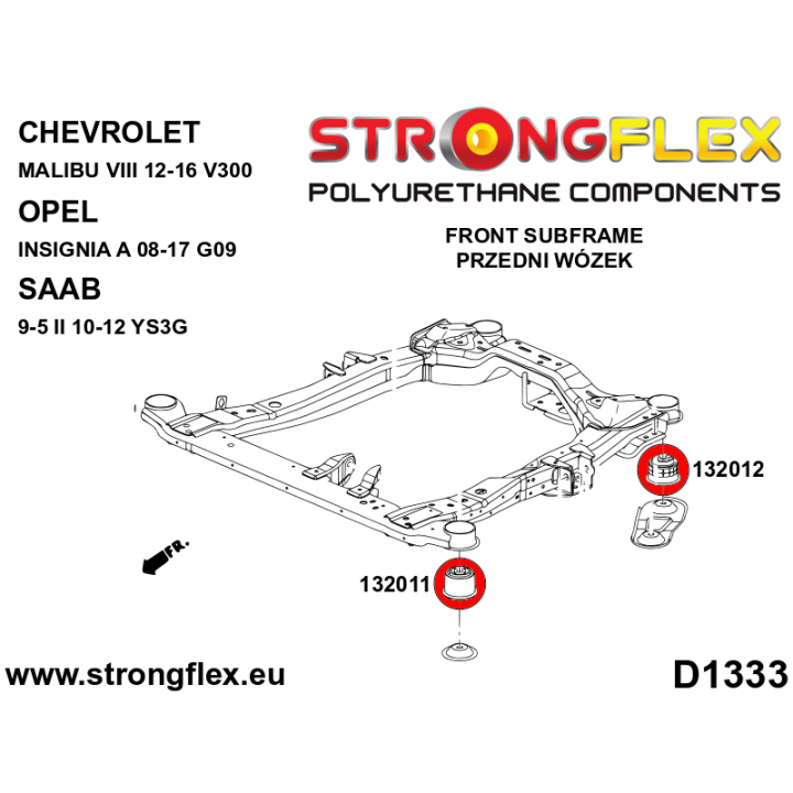136256B: Kompletny zestaw zawieszenia Strongflex