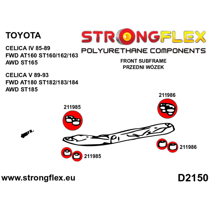 216302B: Kompletny zestaw zawieszenia Strongflex