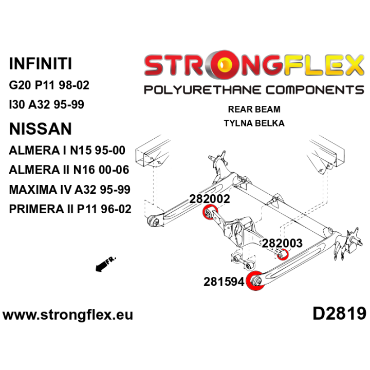 286235B: Kompletny zestaw zawieszenia Strongflex