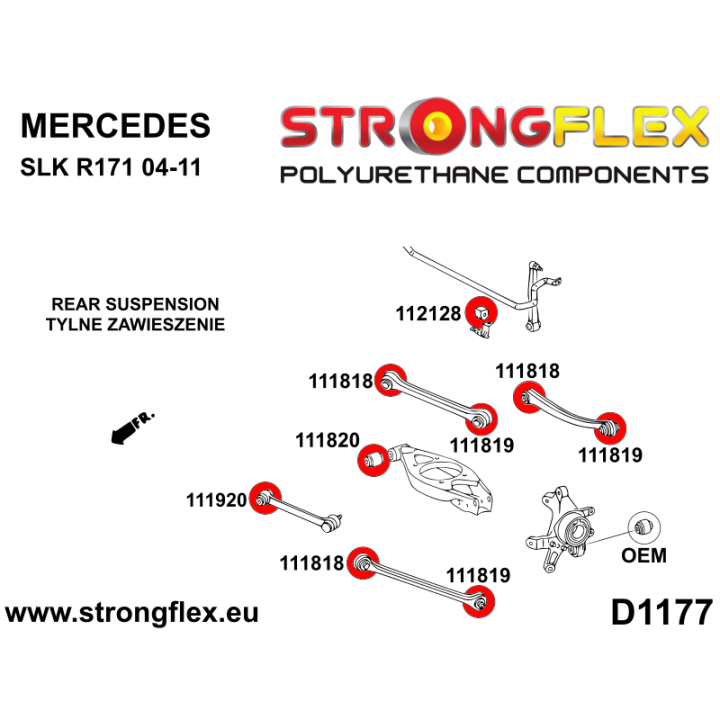 116306B: Kompletny zestaw zawieszenia Strongflex