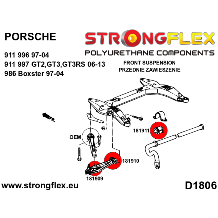 181910A: Tuleja wahacza – wewnętrzna SPORT Strongflex
