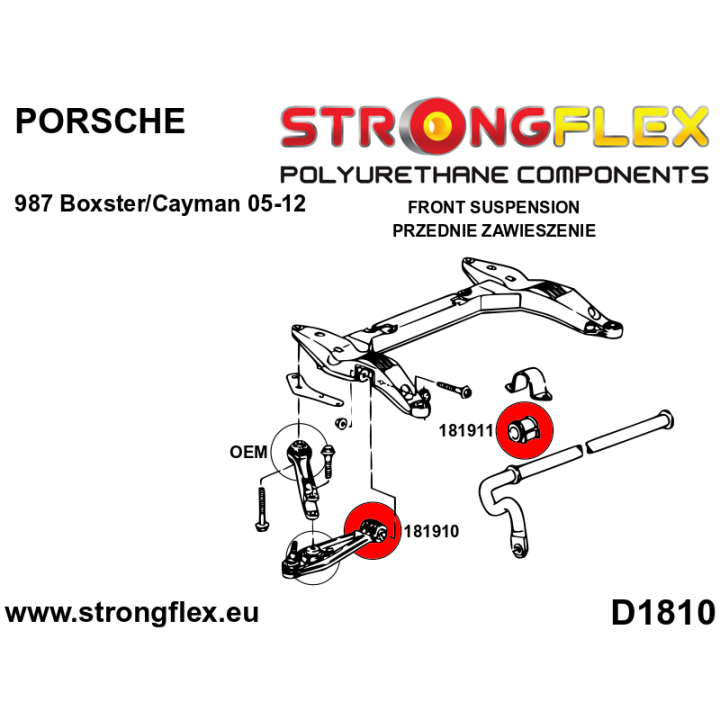 181910A: Tuleja wahacza – wewnętrzna SPORT Strongflex