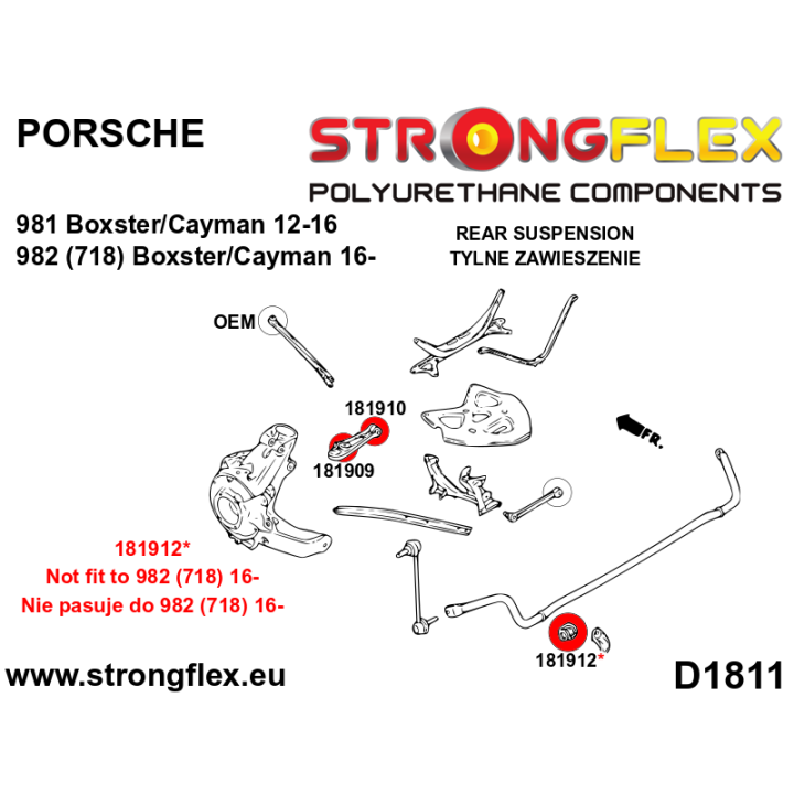 181909A: Tuleja wahacza – zewnętrzna SPORT Strongflex