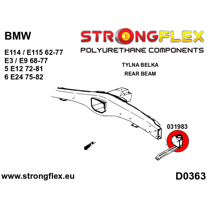 036134B: Kompletny zestaw zawieszenia Strongflex