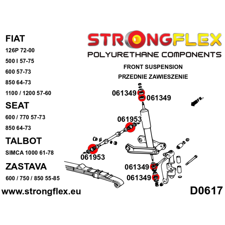 066085A: Kompletny zestaw zawieszenia SPORT Strongflex