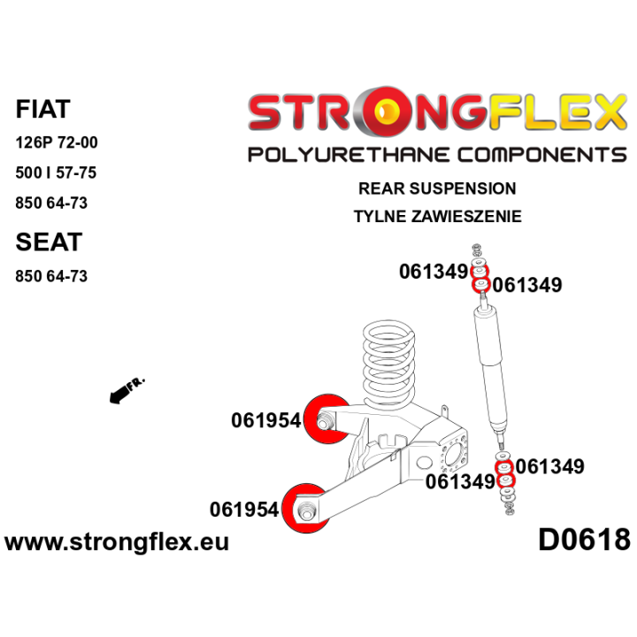 066085A: Kompletny zestaw zawieszenia SPORT Strongflex