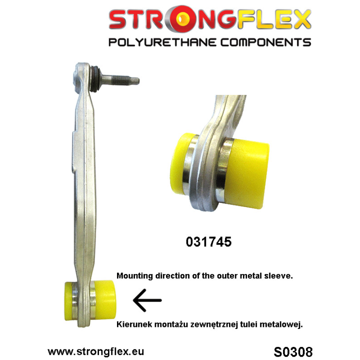 036130B: Zestaw zawieszenia tylnego Strongflex