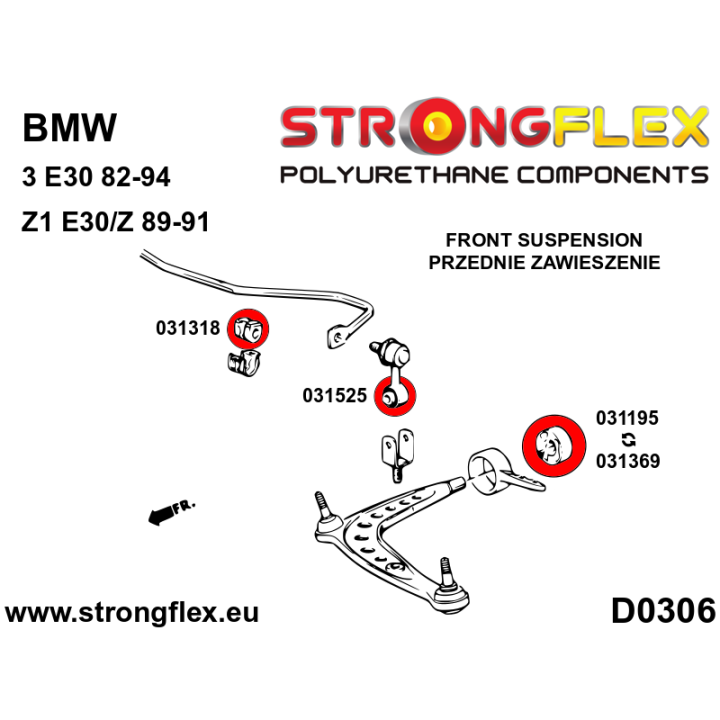 036121B: Kompletny zestaw zawieszenia Strongflex