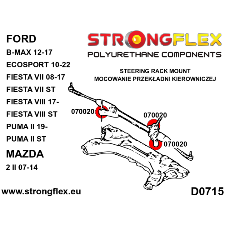 076166B: Kompletny zestaw zawieszenia Strongflex