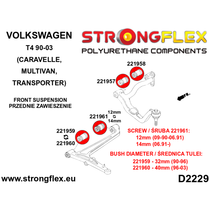226233A: Zestaw zawieszenia SPORT Strongflex