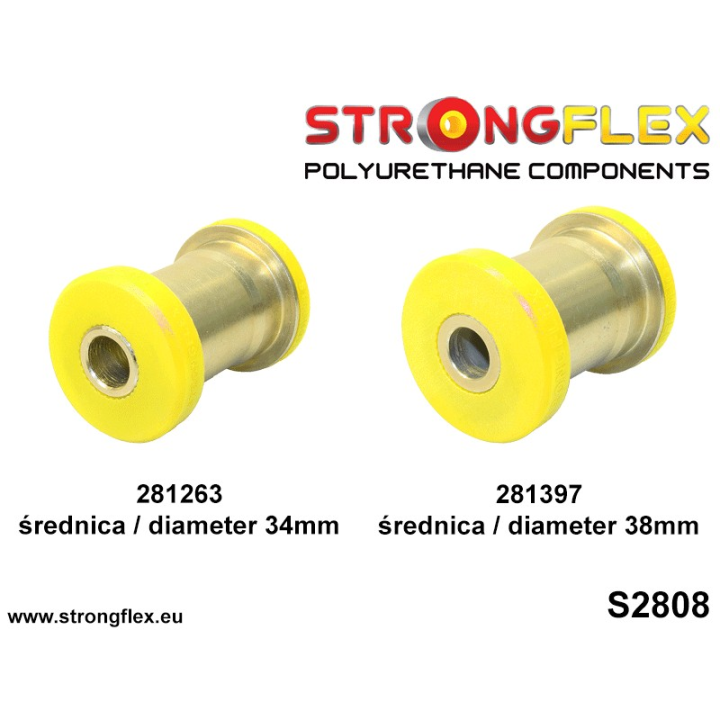 286209B: Zestaw zawieszenia przedniego Strongflex