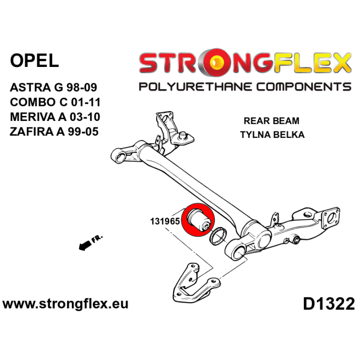 136227B: Kompletny zestaw zawieszenia Strongflex