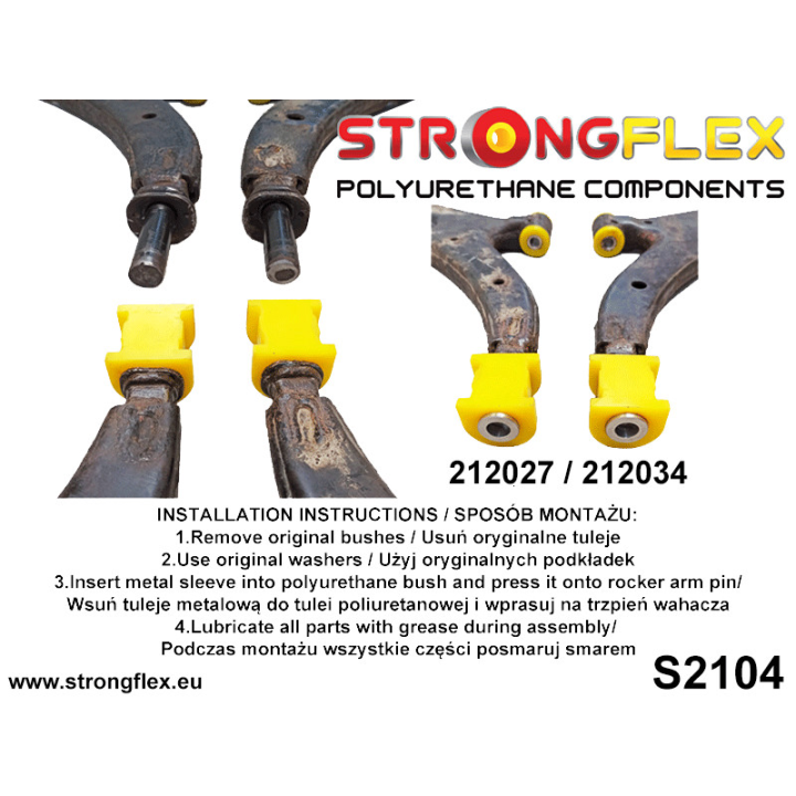216281A: Zestaw zawieszenia przedniego SPORT Strongflex