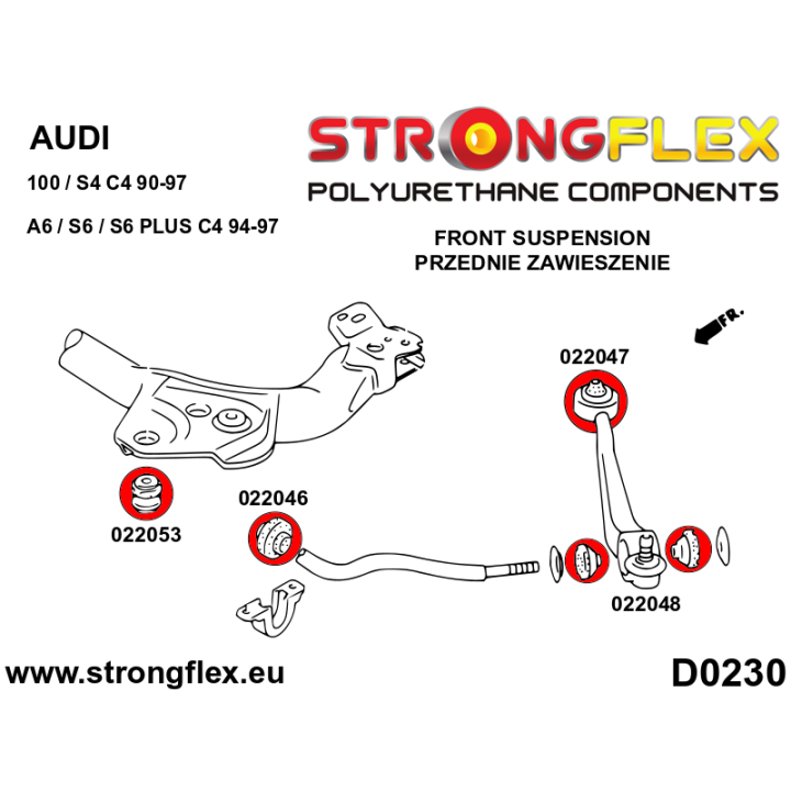 026276B: Kompletny zestaw zawieszenia Strongflex
