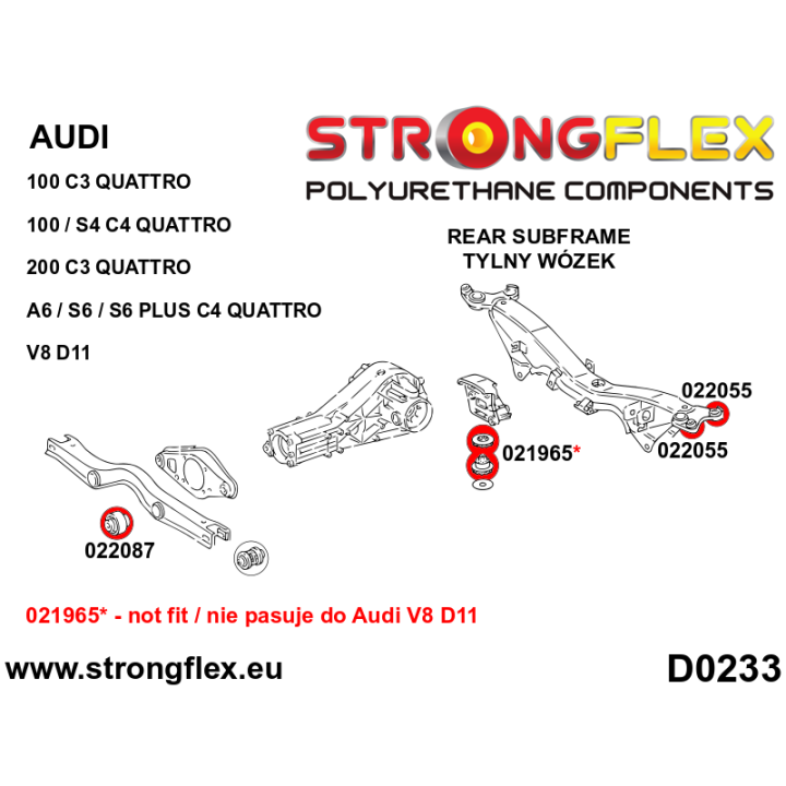 026276B: Kompletny zestaw zawieszenia Strongflex
