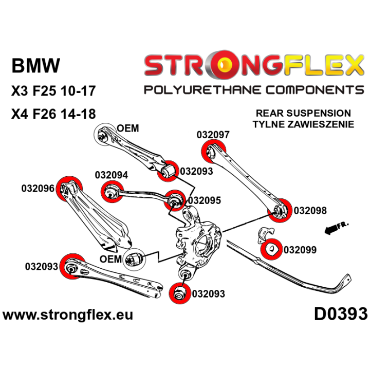 036102A: Zestaw zawieszenia tylnego SPORT Strongflex