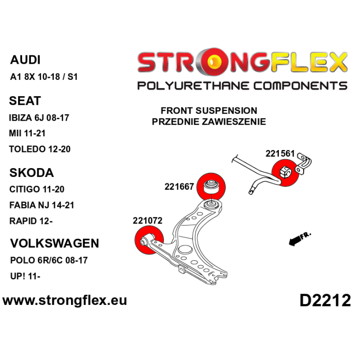026274B: Kompletny zestaw zawieszenia Strongflex