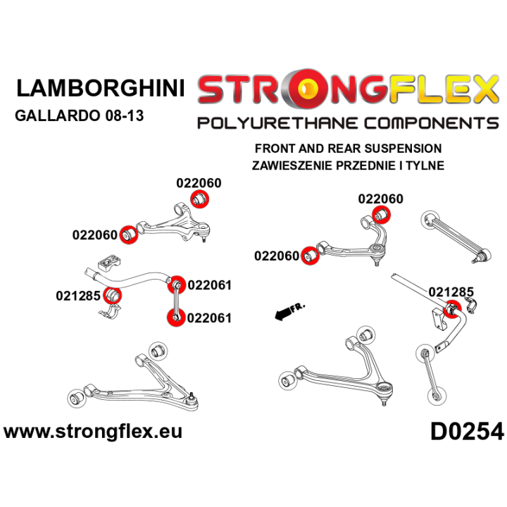 022060A: Tuleja wahacza SPORT Strongflex