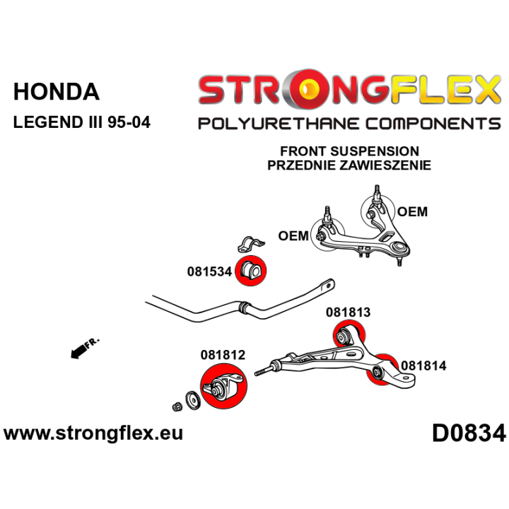 086228B: Kompletny zestaw zawieszenia Strongflex