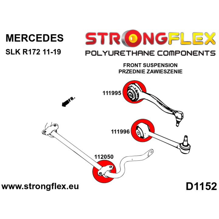 111996A: Tuleja wahacza przedniego dolnego SPORT Strongflex