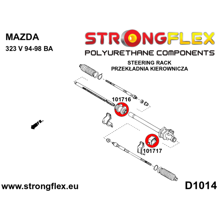 106184B: Kompletny zestaw zawieszenia Strongflex