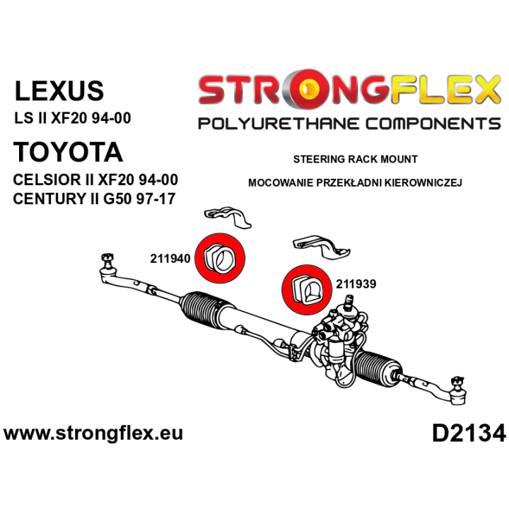 216250B: Kompletny zestaw zawieszenia Strongflex