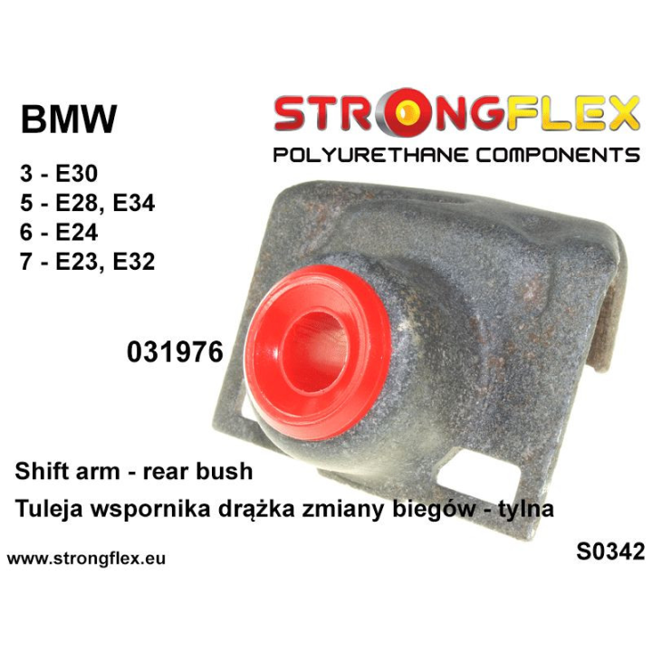 031976B: Tuleja wspornika drążka zmiany biegów – tylna Strongflex