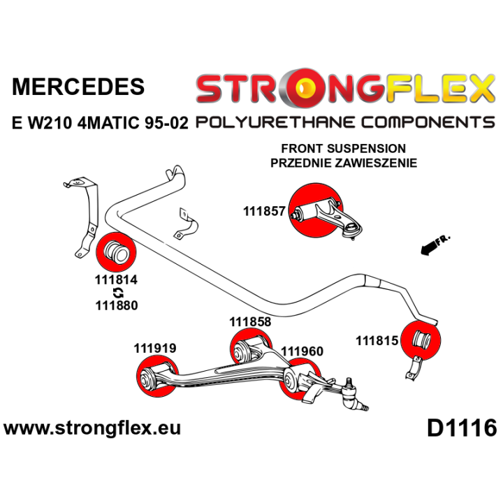 Strongflex 116244B: Kompletny zestaw zawieszenia