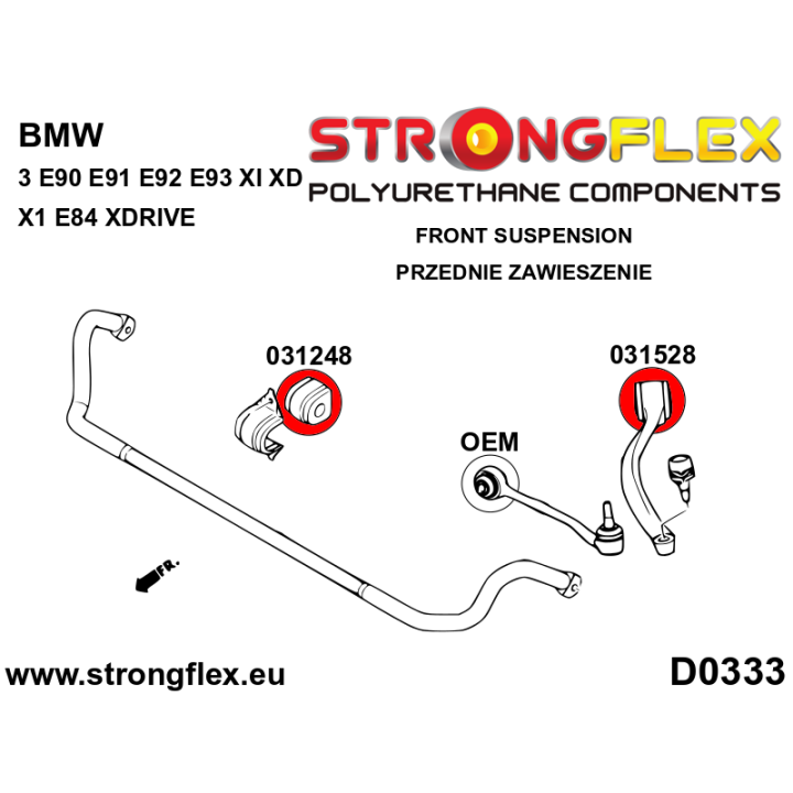 Strongflex 036216A: Zestaw zawieszenia SPORT