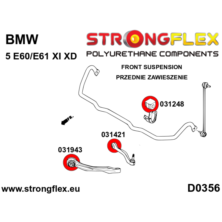 Strongflex 036249A: Zestaw zawieszenia SPORT