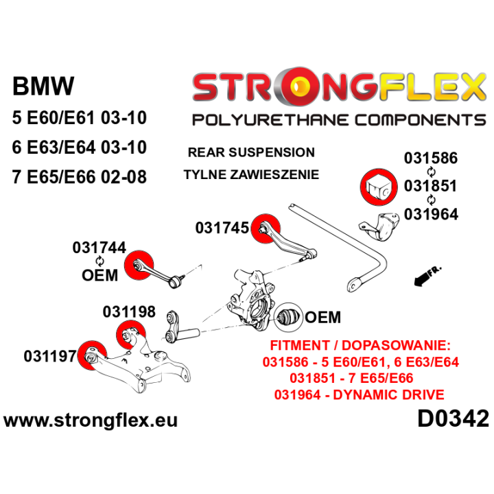 Strongflex 036249A: Zestaw zawieszenia SPORT