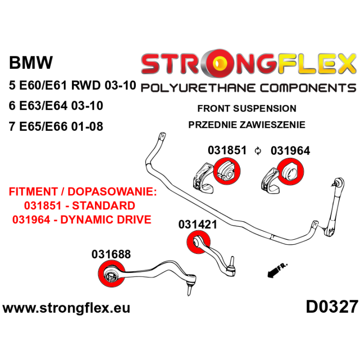 Strongflex 036248A: Zestaw zawieszenia SPORT