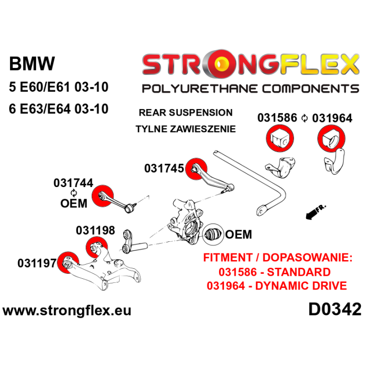 Strongflex 036248A: Zestaw zawieszenia SPORT