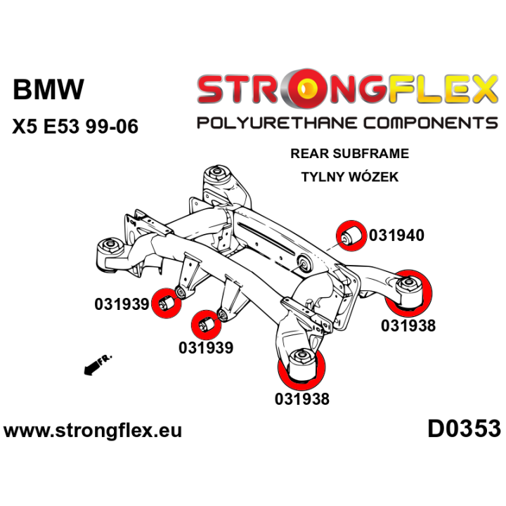 Strongflex 036247B: Zestaw zawieszenia