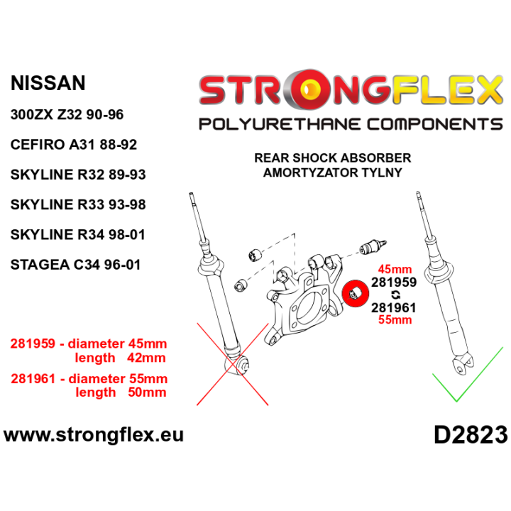 Strongflex 286218B: Kompletny zestaw zawieszenia