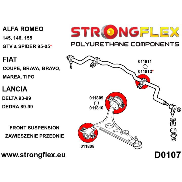 Strongflex 016244B: Kompletny zestaw zawieszenia
