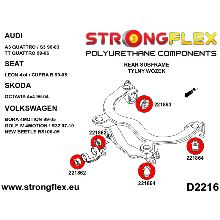 Strongflex 226121B: Kompletny zestaw zawieszenia