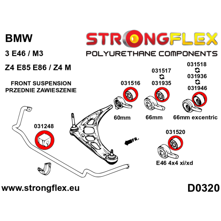 Strongflex 036238B: Kompletny zestaw zawieszenia