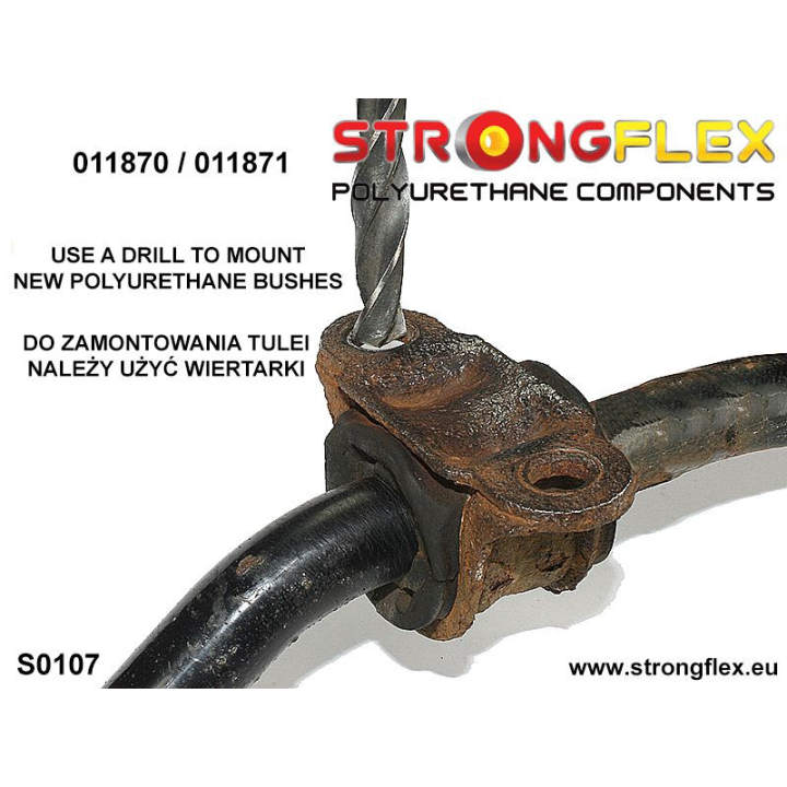 011871A: Tuleja stabilizatora tylnego SPORT Strongflex