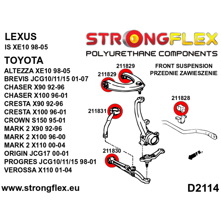 Strongflex 216231B: Kompletny zestaw zawieszenia