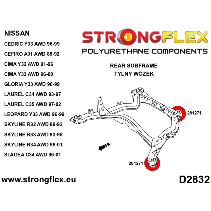 Strongflex 286216B: Kompletny zestaw zawieszenia R32