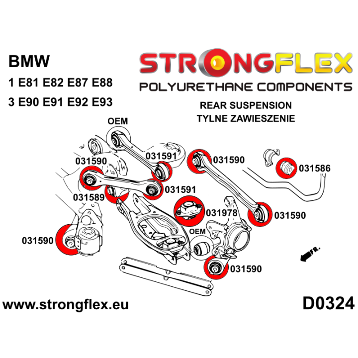 Strongflex 036215B: Kompletny zestaw zawieszenia