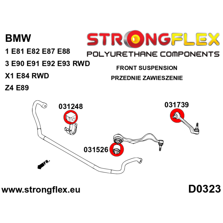 Strongflex 036215A: Kompletny zestaw zawieszenia SPORT