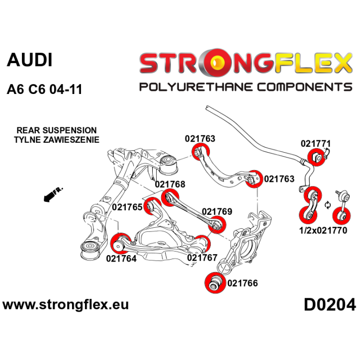 Strongflex 026210B: Kompletny zestaw zawieszenia