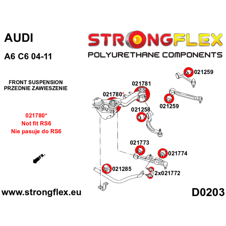 Strongflex 026210B: Kompletny zestaw zawieszenia