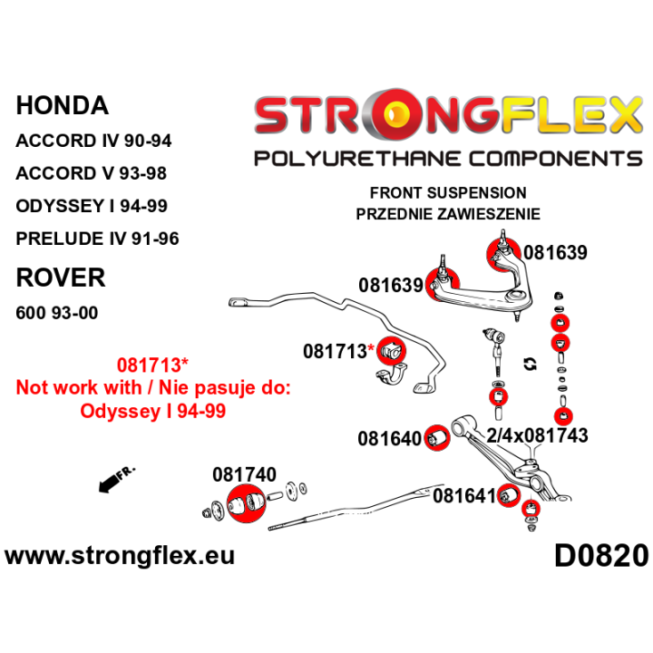 Strongflex 086204B: Kompletny zestaw zawieszenia