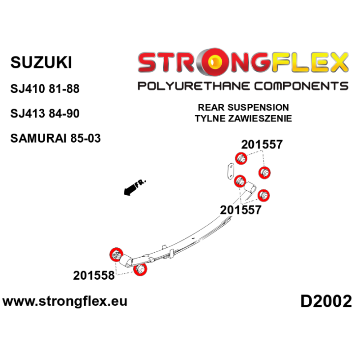 201558B: Tuleja resora Strongflex