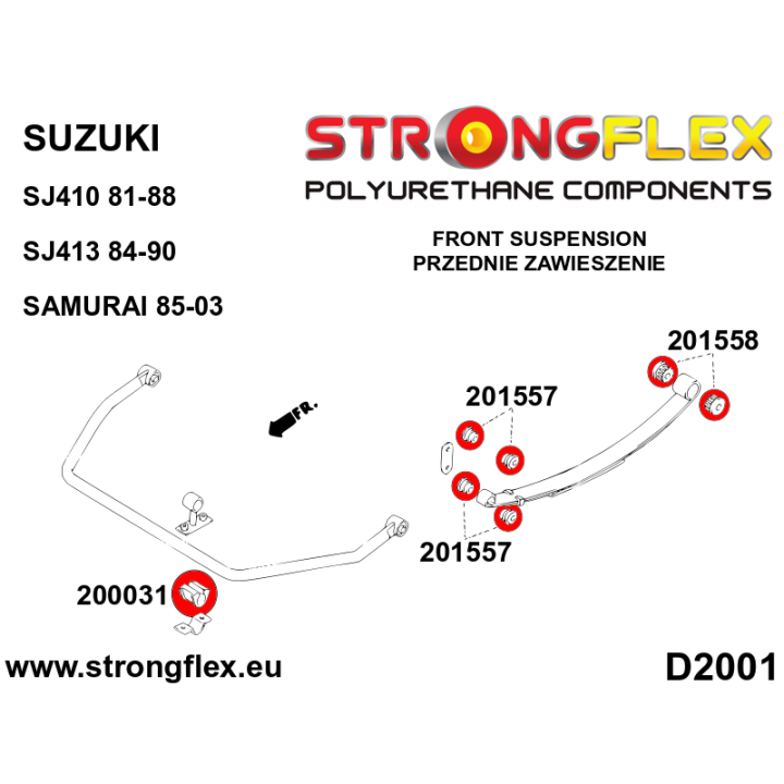 201558B: Tuleja resora Strongflex