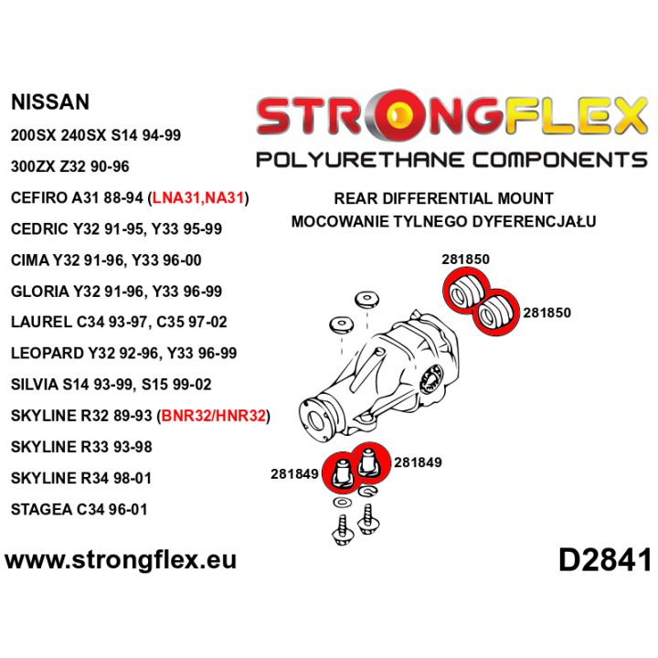 Strongflex 286116A: Kompletny zestaw zawieszenia SPORT